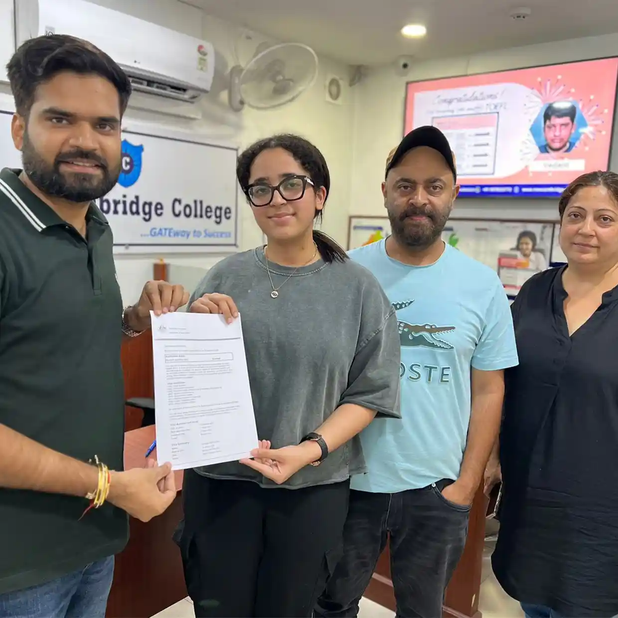 Study in USA Result