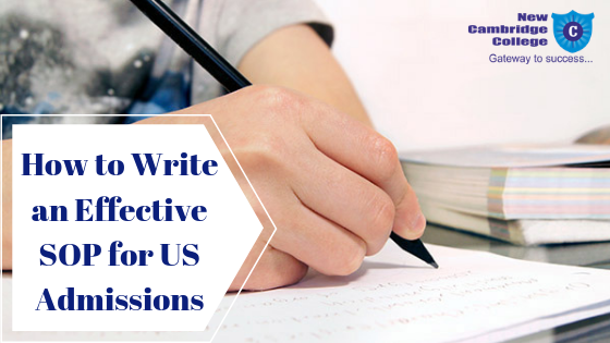 How to Write an Effective SOP for US Admissions