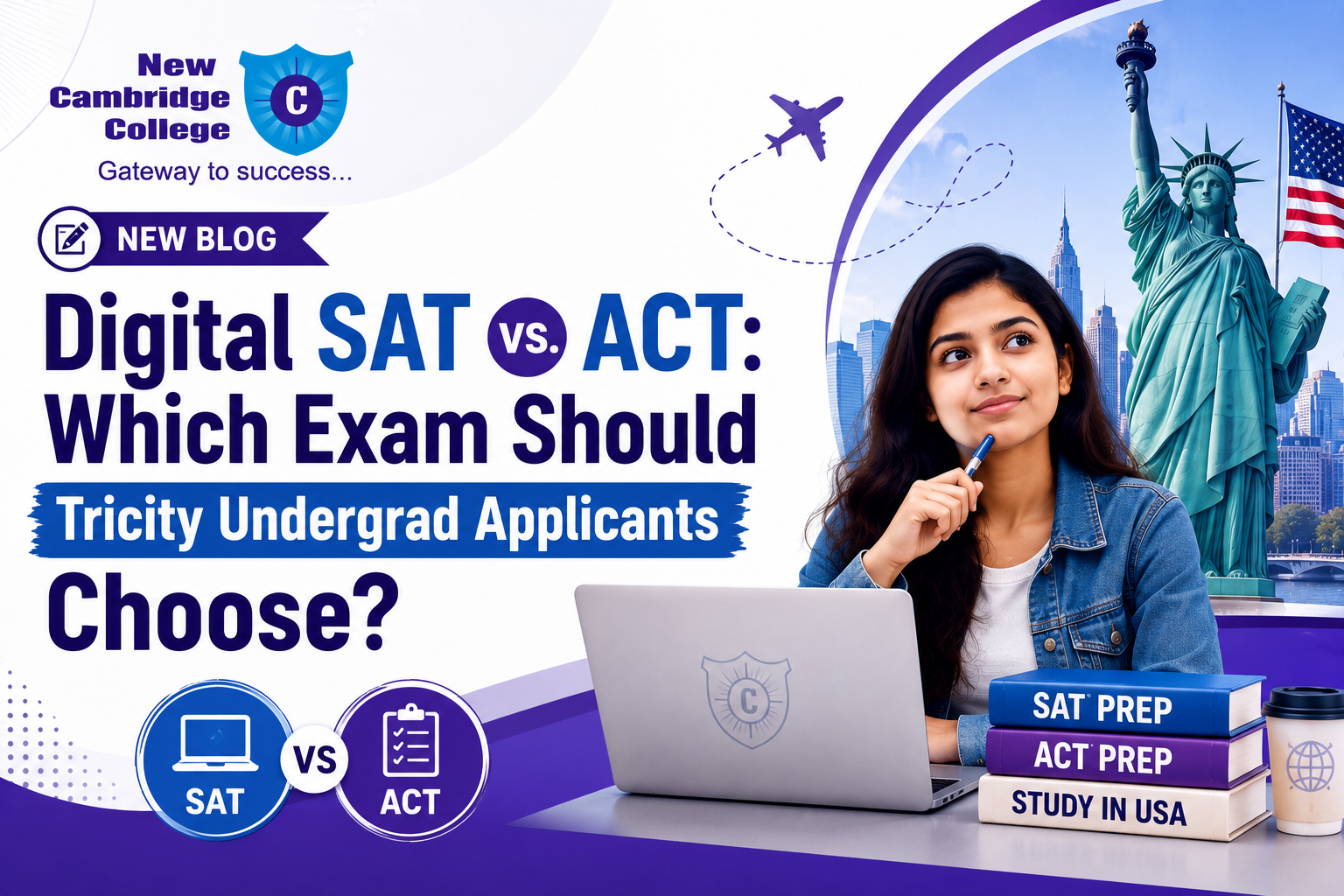 Digital SAT vs. ACT: Which Exam Should Tricity Undergrad Applicants Choose?